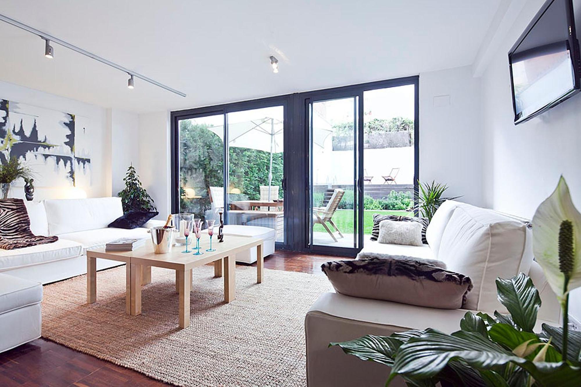 Apartment Barcelona Rentals - Private Pool And Garden Center Chambre photo